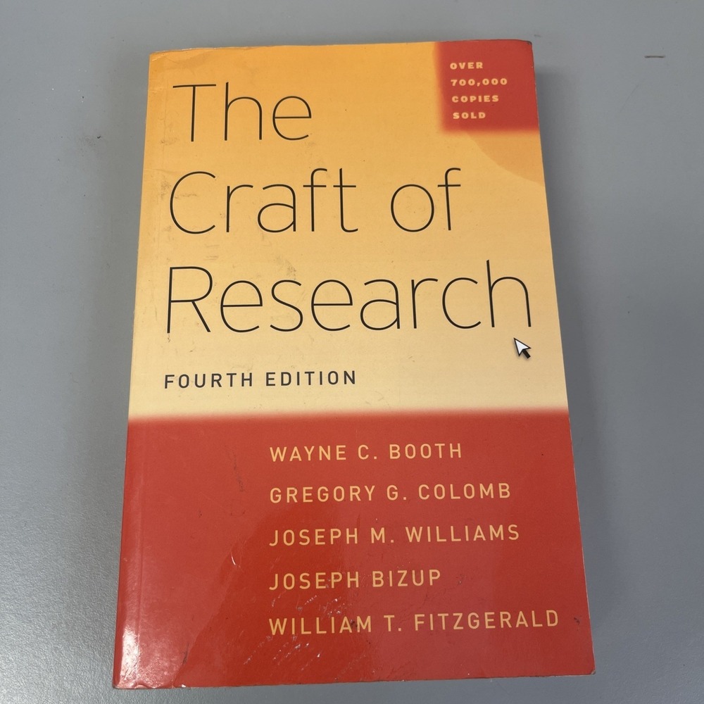 The Craft of Research, 4th Ed. Paperback